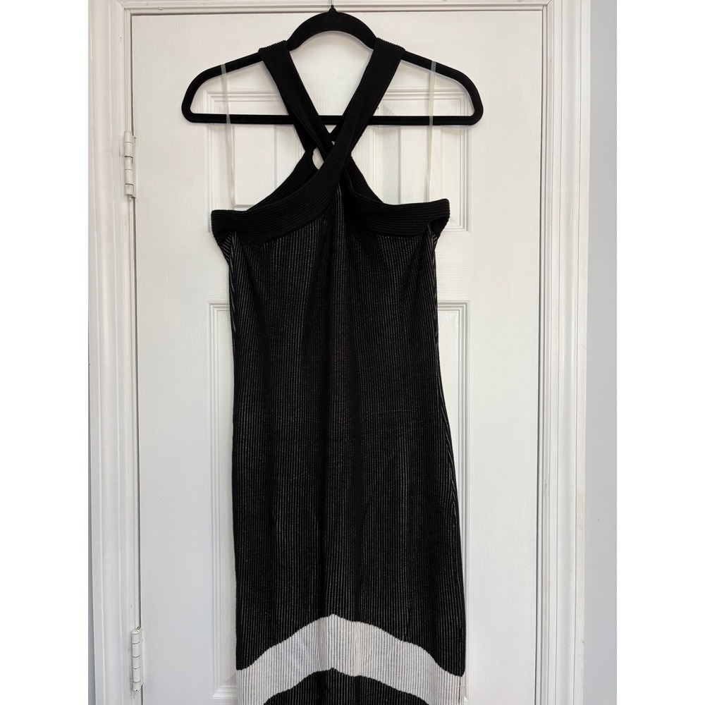 Almost Famous Knit Sweater Dress 1X Striped Midi Women's - Picture 3 of 9